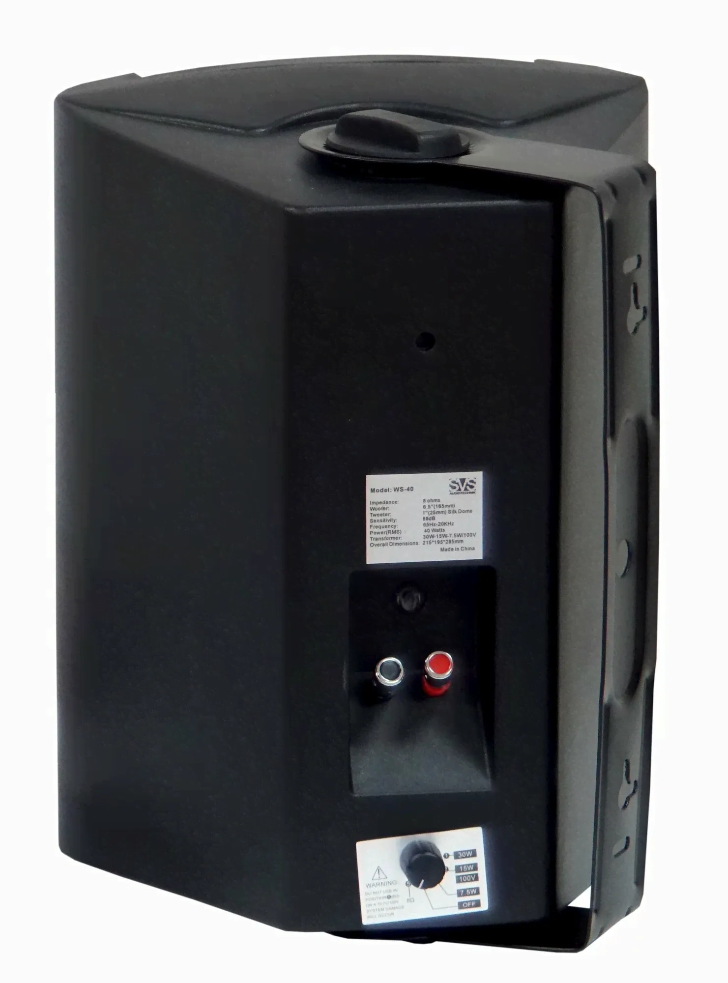 HL Audio Акустика трансляционная трансформаторная SVS Audiotechnik WS-40 Black акустические системы-1