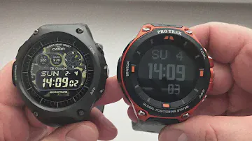 Casio WSD-F10 Vs Pro Trek WSD-F20 / Смарт часы Касио на Android Wear