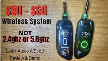 Swiff Audio Wireless Guitar System - Wireless NOT on 2.4ghz or 5.8ghz