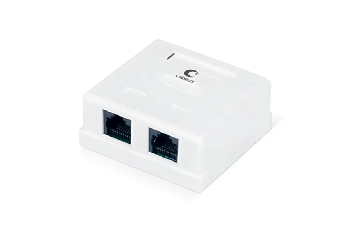 Компьютерная розетка RJ-45 Cabeus WS-8P8C-Cat.6-2-2